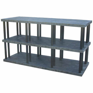DuraShelf Solid Top 96"w x 51"h 3-Shelf System