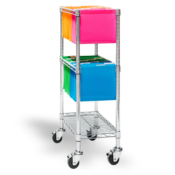 2-Tier File Cart