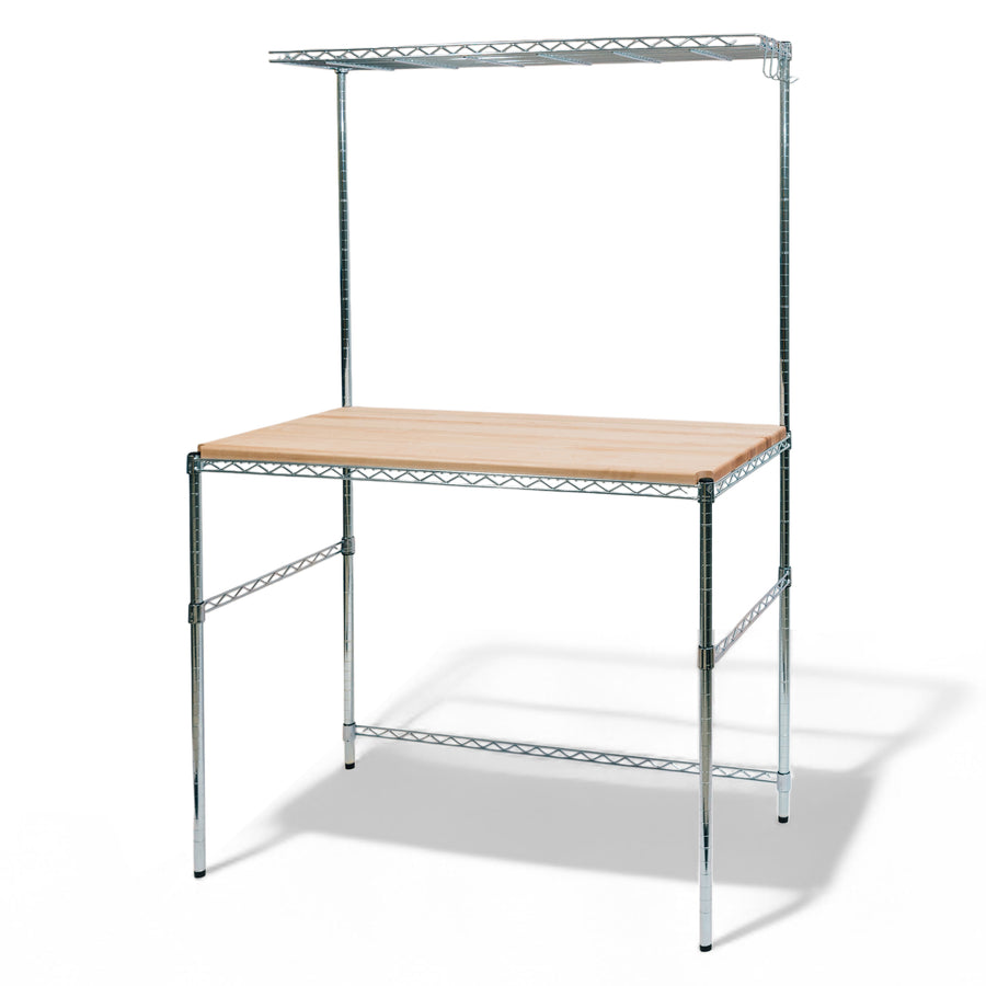 Workbench with Cantilever Shelf