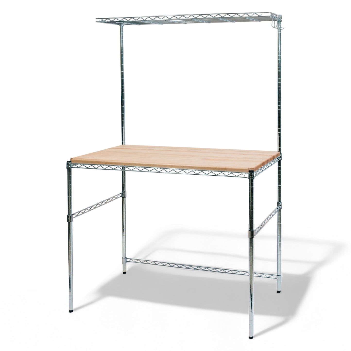Workbench with Cantilever Shelf