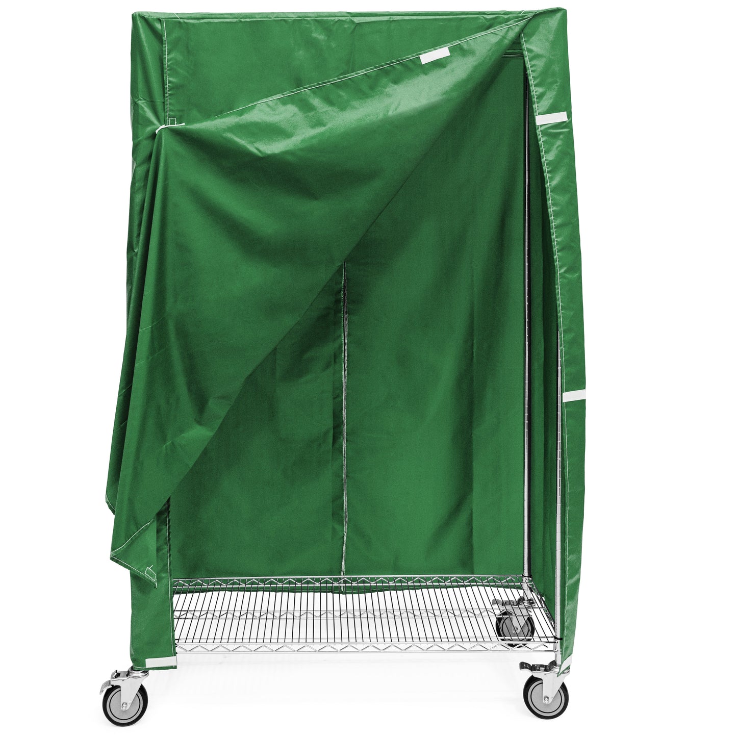 18"d 200 Denier Nylon Cart Covers - Kelly Green