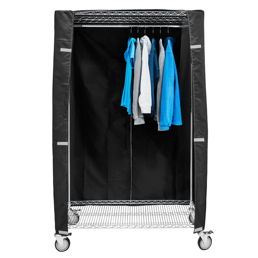 24"d 200 Denier Nylon Cart Covers - Black