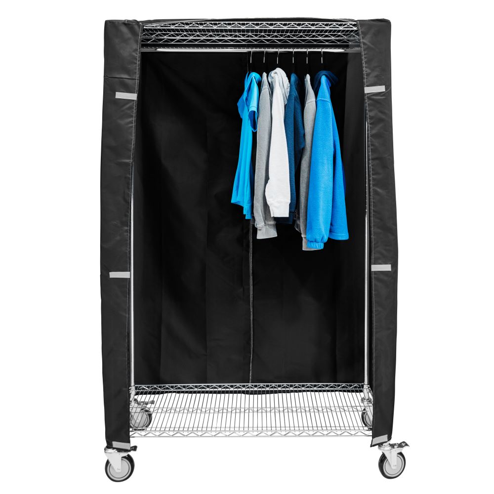 24"d 200 Denier Nylon Cart Covers - Black