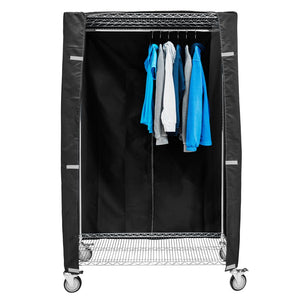 24"d 200 Denier Nylon Cart Covers - Black