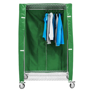 18"d 200 Denier Nylon Cart Covers - Kelly Green