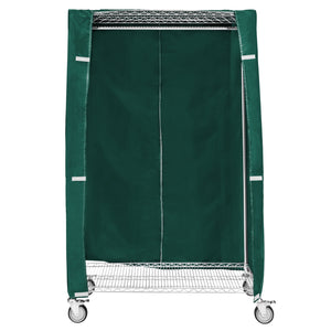 24"d 400 Denier Nylon Cart Covers - Forest Green