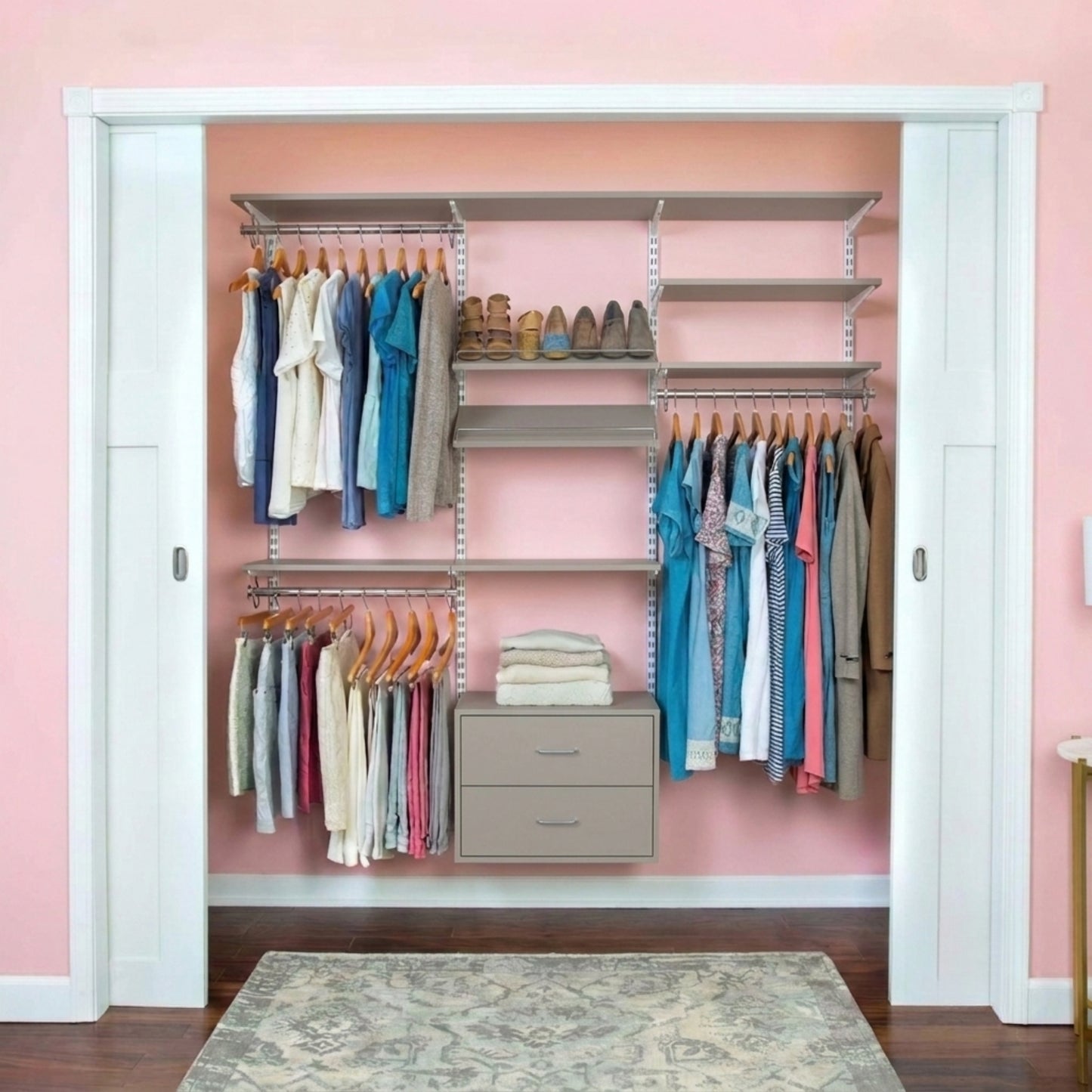 freedomRail 14"d Standard Closet Kits