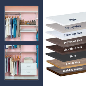 freedomRail 14"d Standard Closet Kits