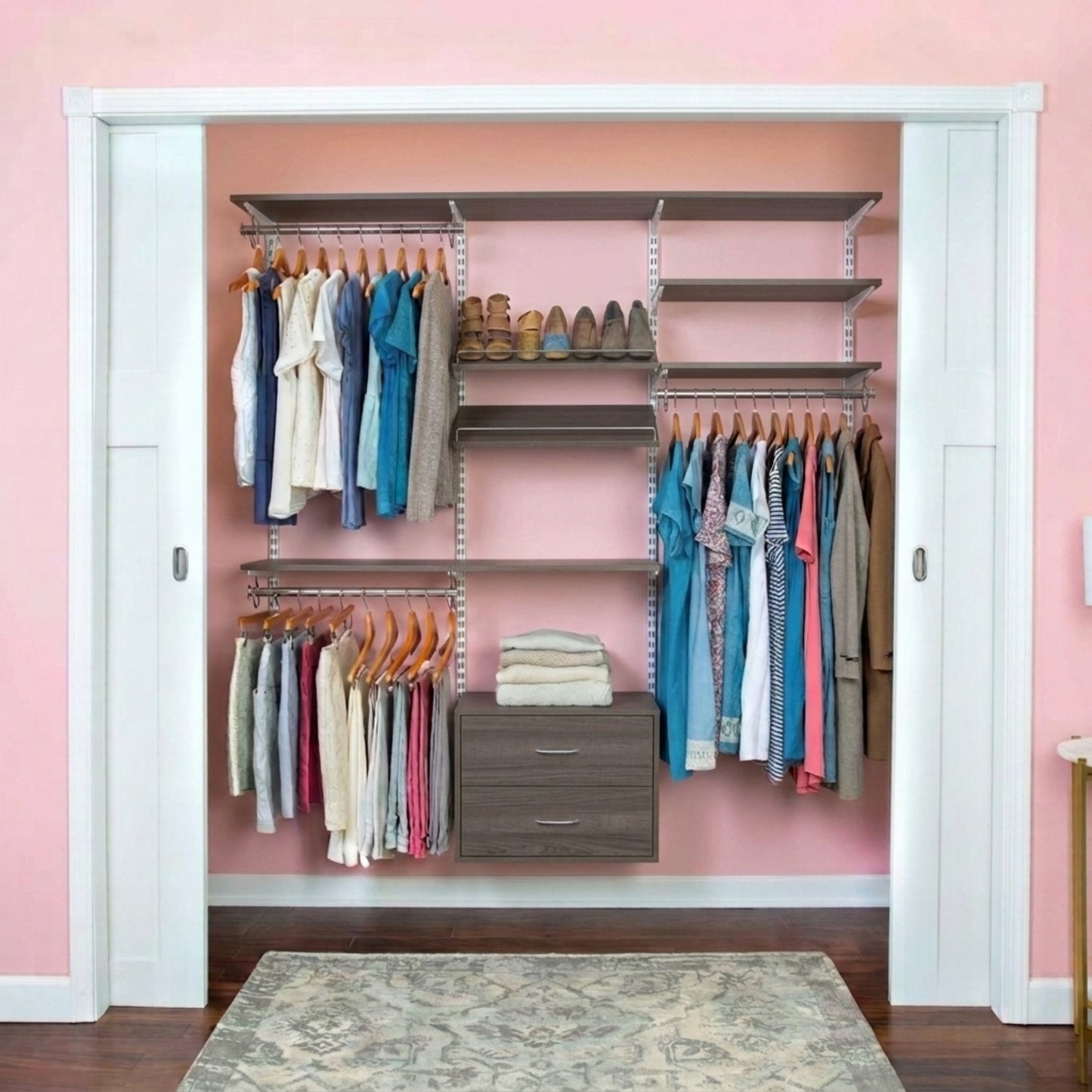 freedomRail 14"d Standard Closet Kits