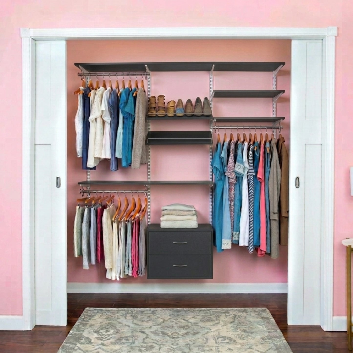 freedomRail 14"d Standard Closet Kits