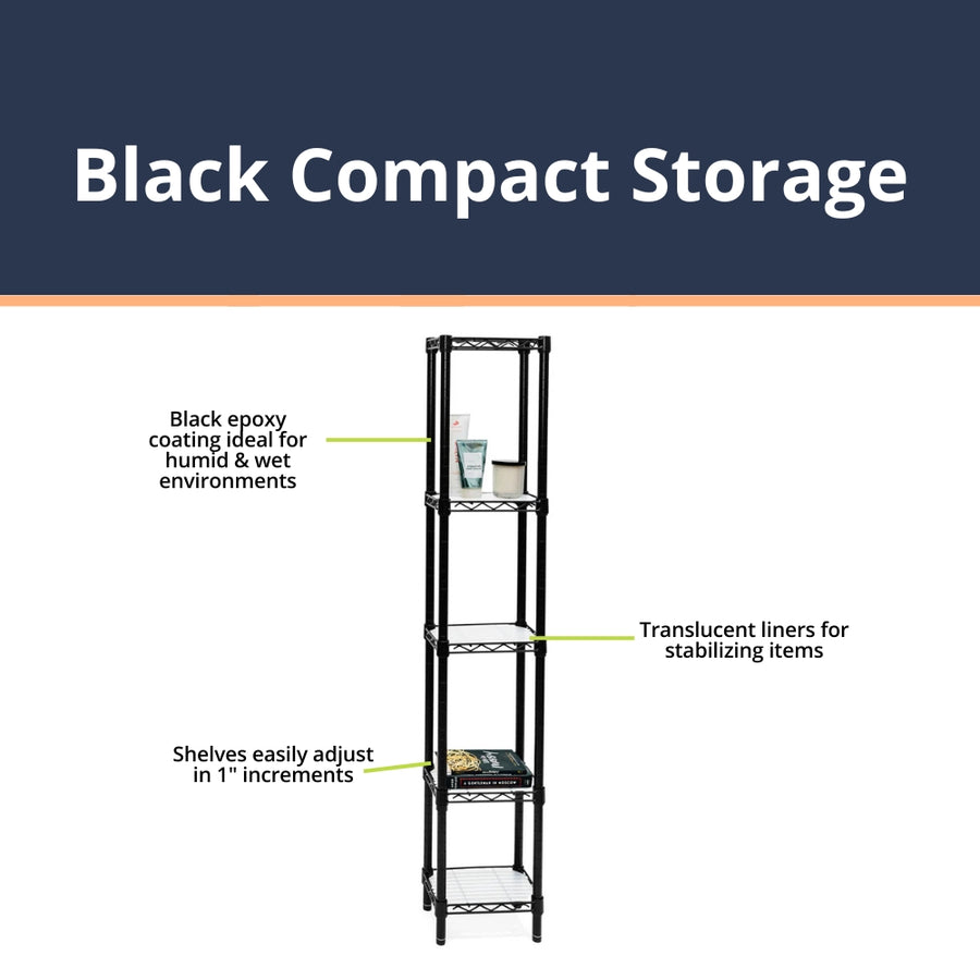 Black Compact Storage