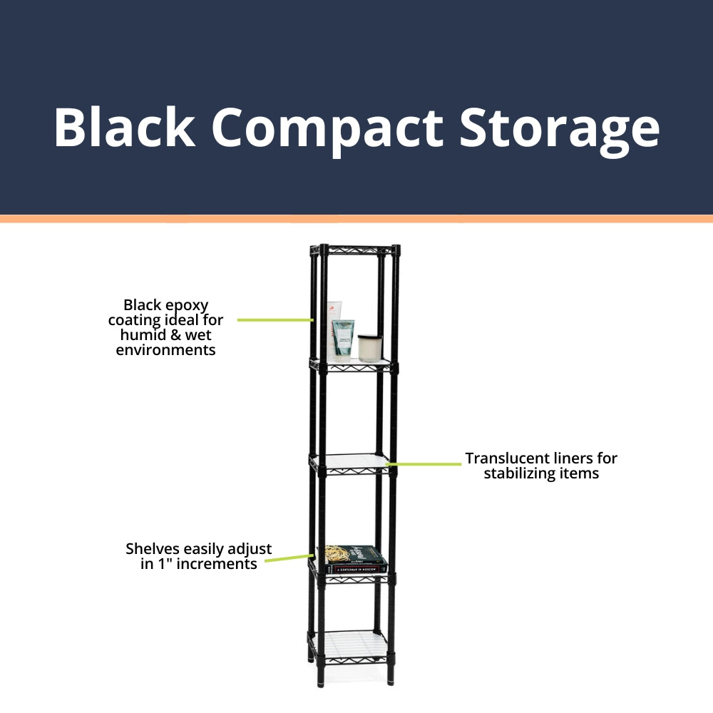 Black Compact Storage