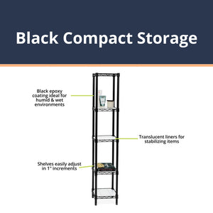 Black Compact Storage