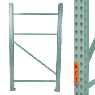 <!01>Pallet Rack Upright Frame - 36"d x 72"h - 16,000 lb Capacity (UFL18-7236)