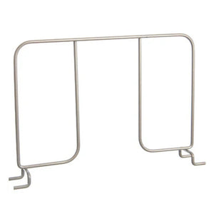 12" Ventilated Shelf Divider - Nickel