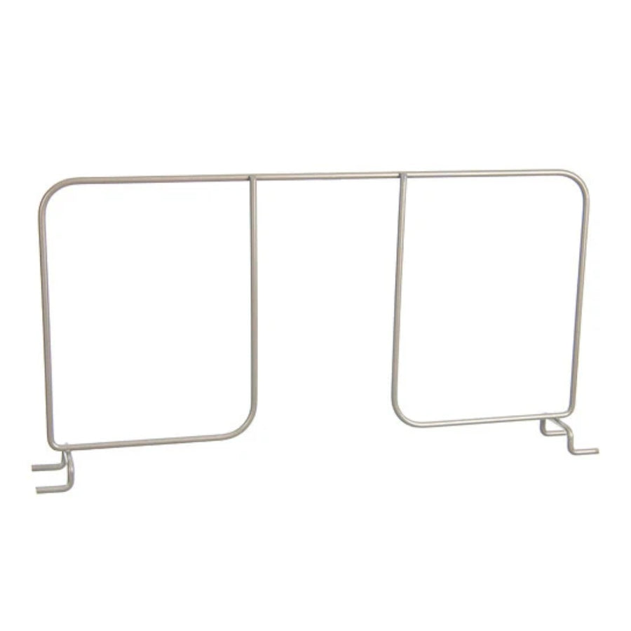 16" Ventilated Shelf Divider - Nickel