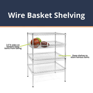 Wire Basket Shelving