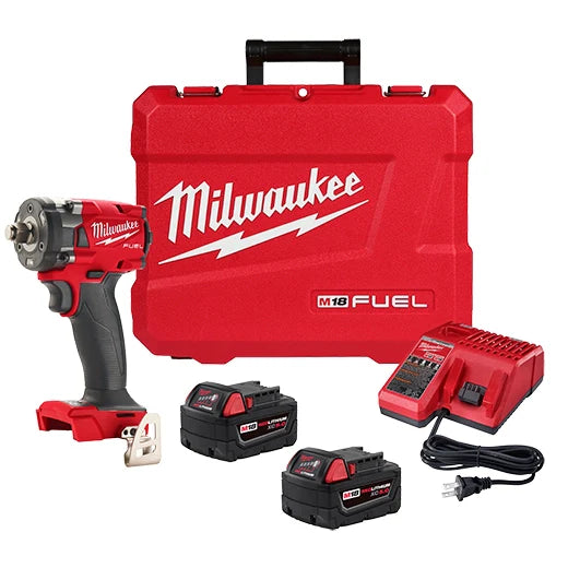 Milwaukee M18 FUEL™ 1/2 " Compact Impact Wrench w/ Friction Ring Kit (2855-22)