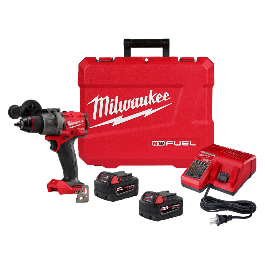 Milwaukee M18 FUEL 1/2" Hammer Drill/Driver Kit (2904-22)