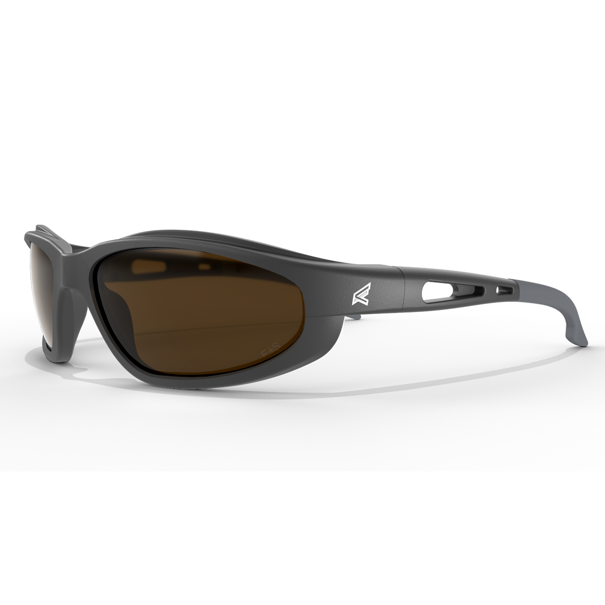 Edge Dakura Polarized Safety Glasses, Black Frame, Copper Lens (TSM215)