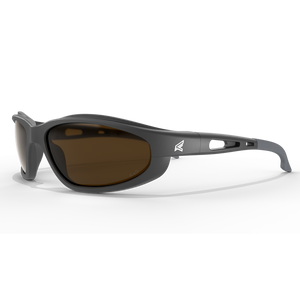 Edge Dakura Polarized Safety Glasses, Black Frame, Copper Lens (TSM215)
