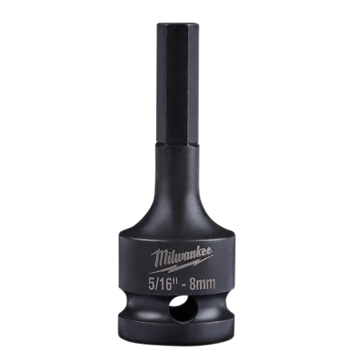 Milwaukee Shockwave Lineman's 1/2" Drive 5/16" - 8mm Hex Bit Socket (49-66-5141)