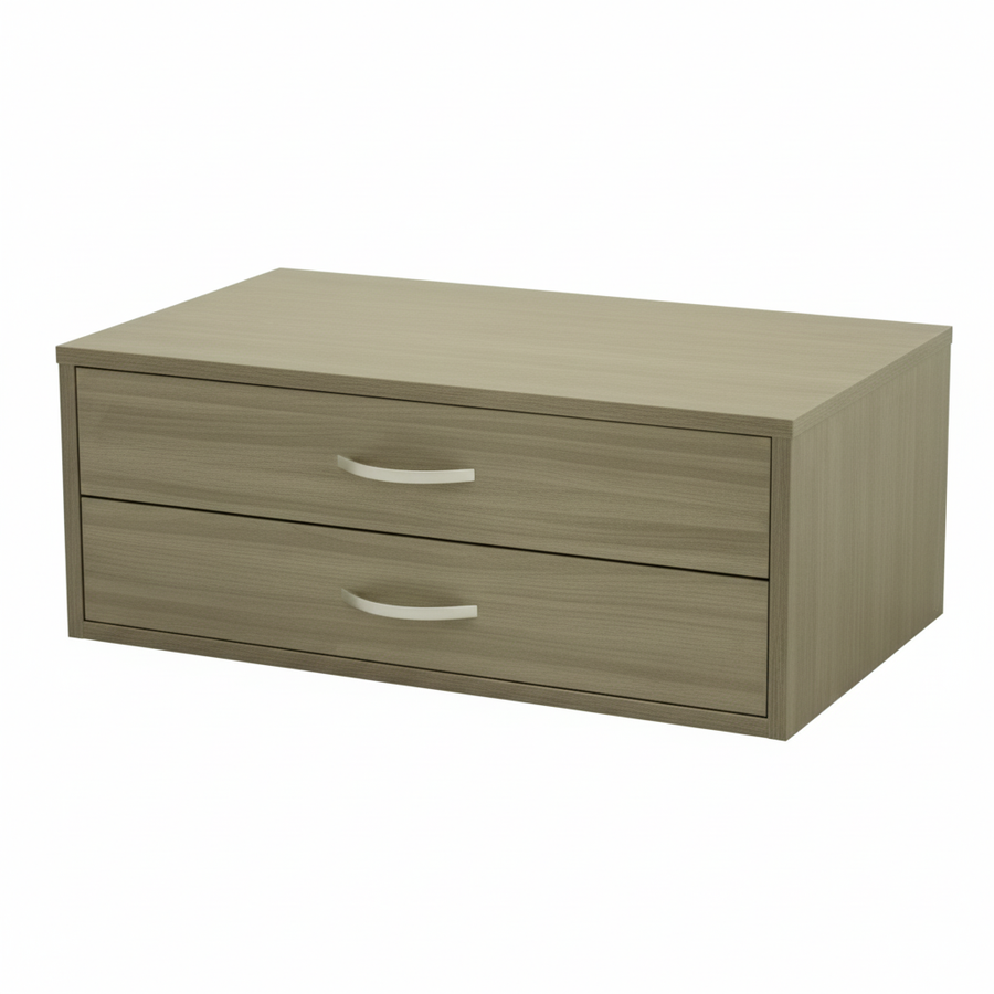 freedomRail Double Hang O-Box 2 Drawer