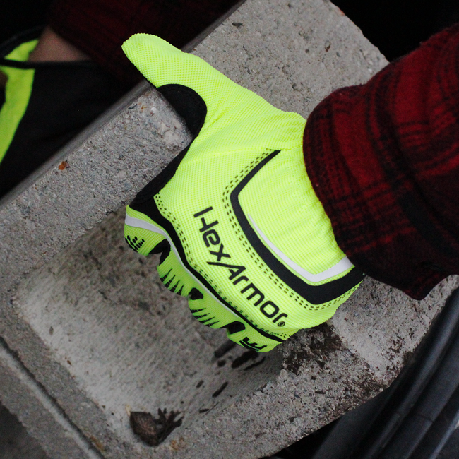 HexArmor Chrome Series Hi Vis Work Gloves Size (4033)