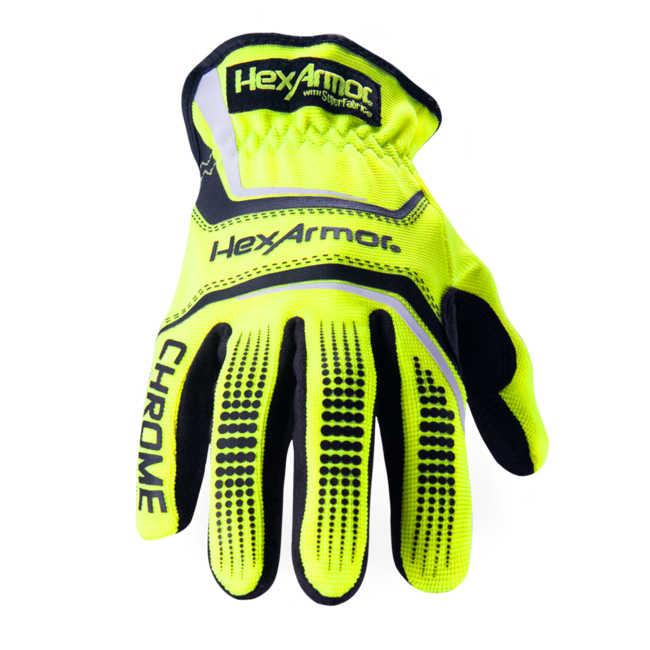 HexArmor Chrome Series Hi Vis Work Gloves Size (4033)