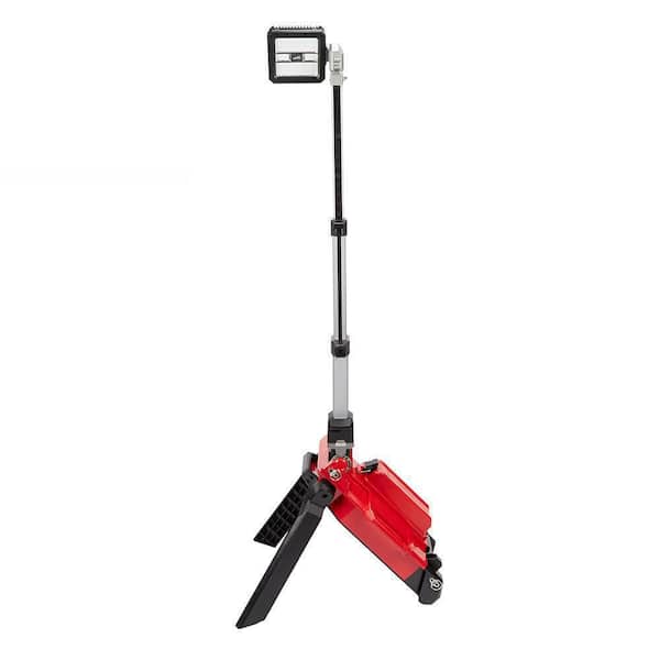 Milwaukee work lights extending pole tripod