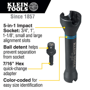 Klein 5-in-1 Impact Socket (NRHD)