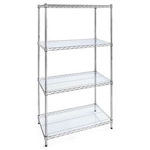 Shelf Liners For Wire Shelving, Clear Plastic, 48w x 24d, 4/Pack