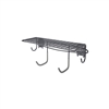 Shelf with Hooks - Granite