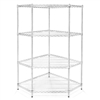 SI Chrome Wire Shelving Pentagon Corner Unit with