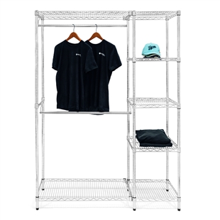 Double Hang Closet Wire Shelving System - 18