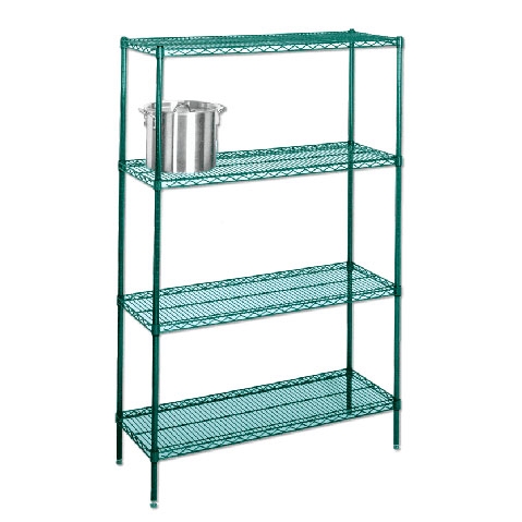 Thunder Group Pressure Fit Wire Shelf Divider For 24 Epoxy Shelves 8 x 24  Green - Office Depot