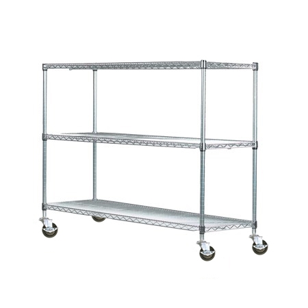 18d Wire Cart with 3 Shelves