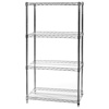 18"d x 36"w Wire Shelving Unit with 4 Shelves