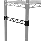 Black Wire Shelving Hanger Rails for Depth
