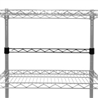 Black Wire Shelving Hanger Rails for Width