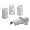 White Shelf Clips - 4pk