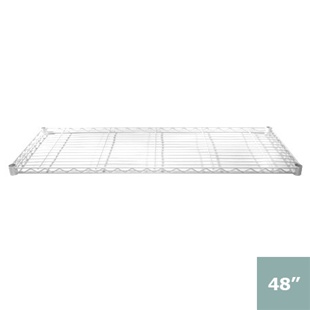 HUBERT® Wire Shelving Clear Plastic Shelf Insert - 48L x 18W