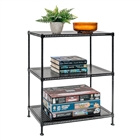 Standard Duty 12"d x 24"w x 28"h 3-Tier Perforated Metal Shelving