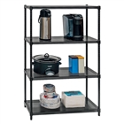 Standard Duty 14"d x 36"w x 54"h 4-Tier Perforated Metal Shelving