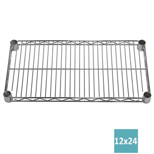 14 inch store deep wire shelving